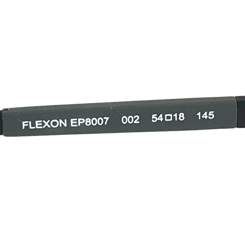 Flexon Eyeglasses Frames EP8007 002 Matte Black Gray Square Full Rim 54-18-145